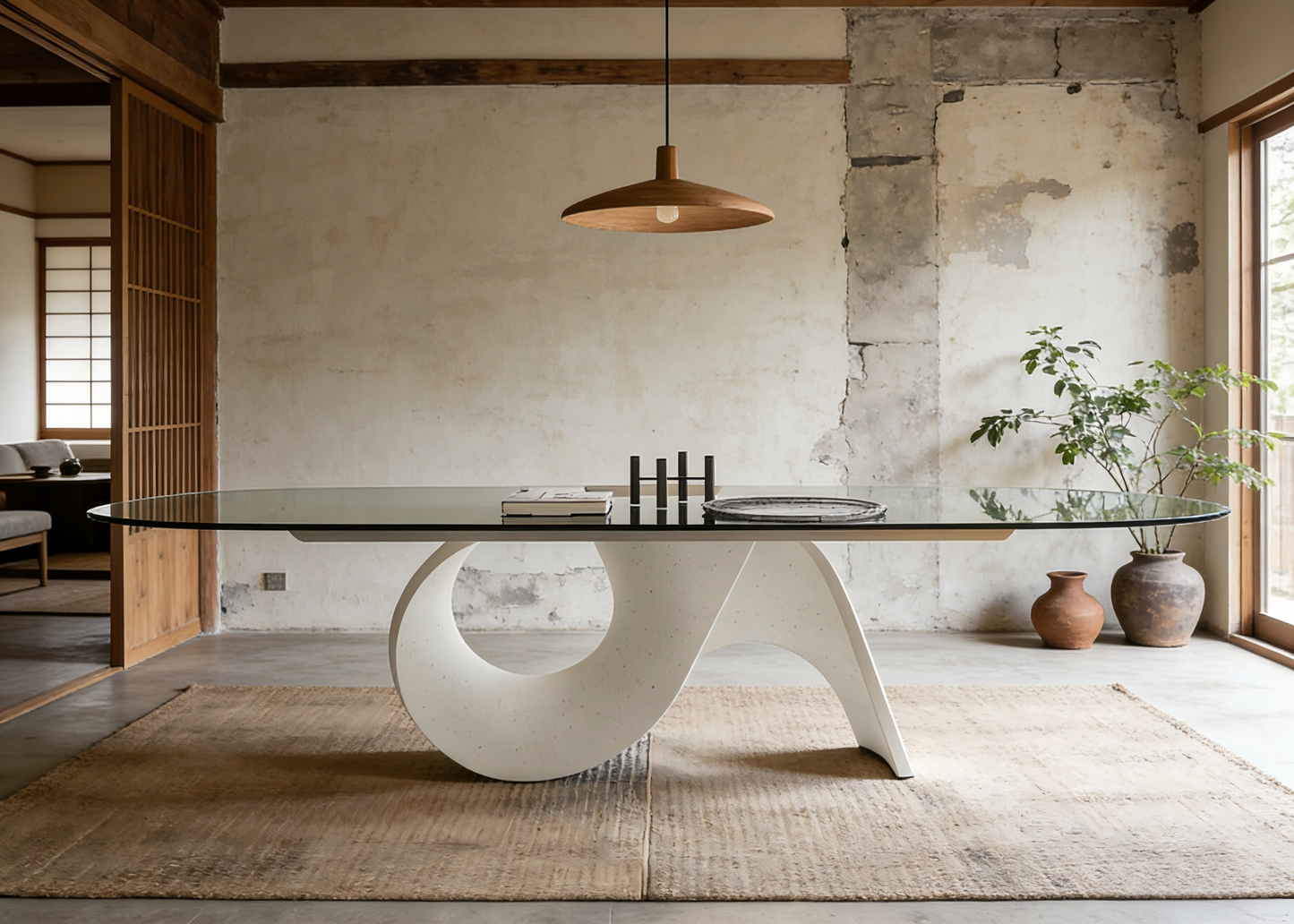Rectangular Italian Artistic Dining Table