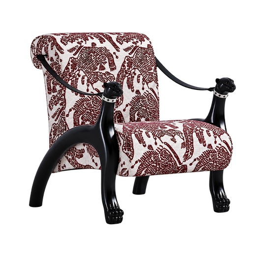 Retro Stylish Artistic Accent Chair