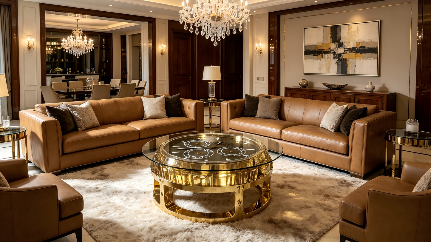 Rolex Luxurious Watch Center Table
