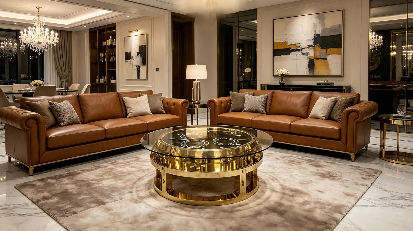 Rolex Luxurious Watch Center Table