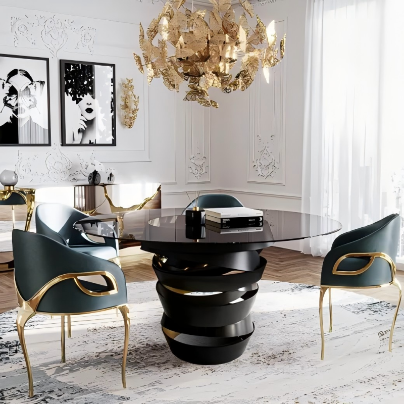Roma-1 Round Dining Table