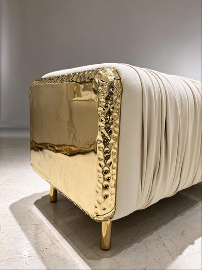 Sculptural Designer Ottoman