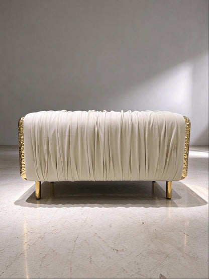 Sculptural Designer Ottoman