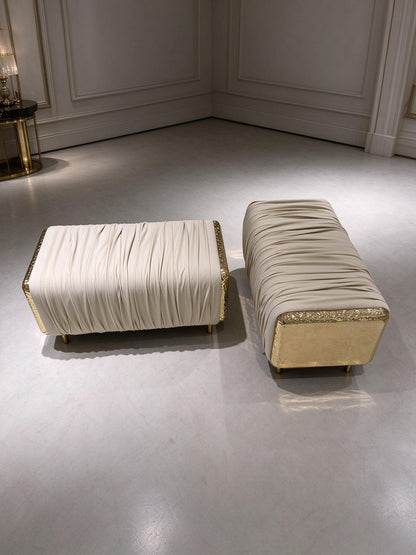Sculptural Designer Ottoman