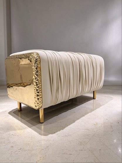 Sculptural Designer Ottoman