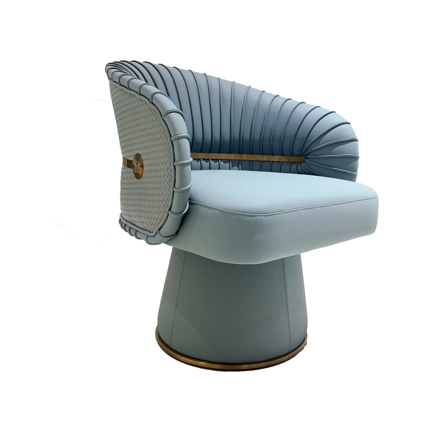 Signore Copper Leather Armchair