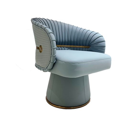 Signore Copper Leather Armchair