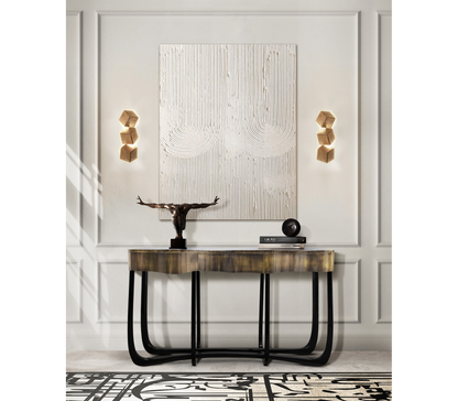 Sinuous Patina Console