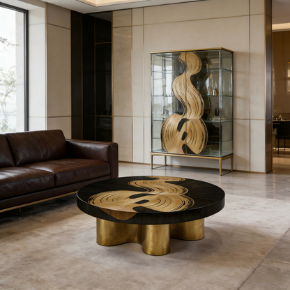 Smoke Designer Straw Table