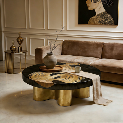 Smoke Designer Straw Table