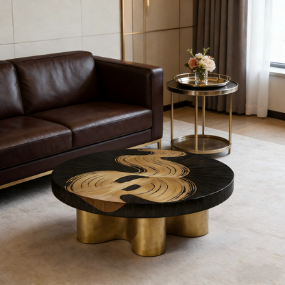 Smoke Designer Straw Table
