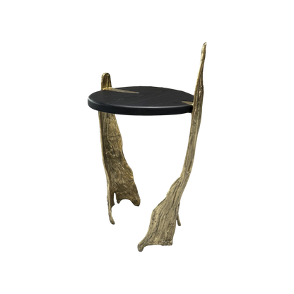 Sculpture Designer Brass Table