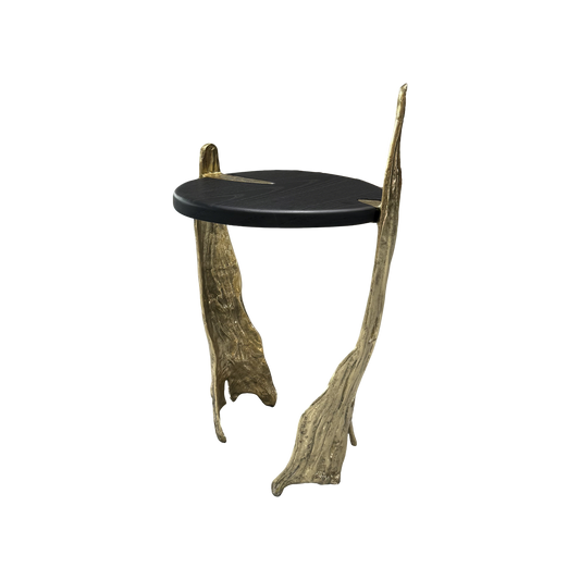 Sculpture Designer Brass Table