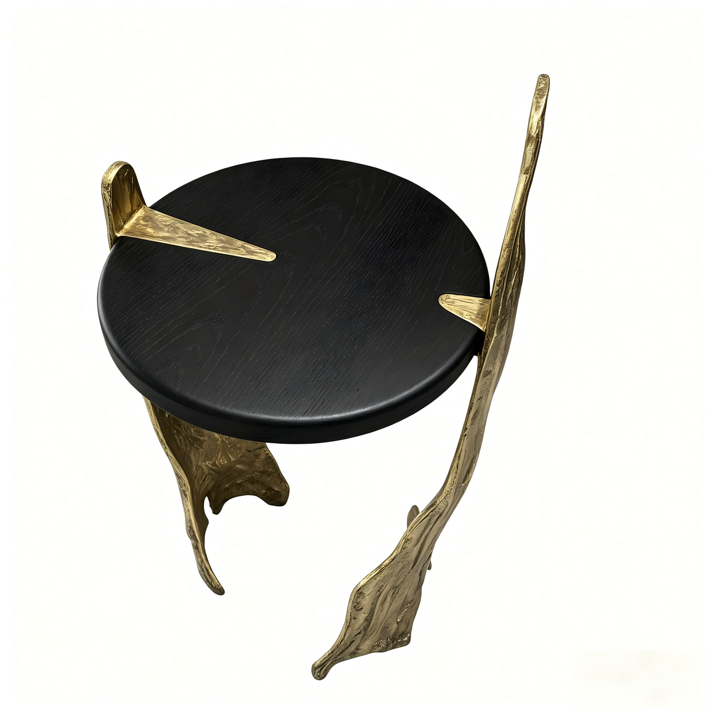 Sculpture Designer Brass Table