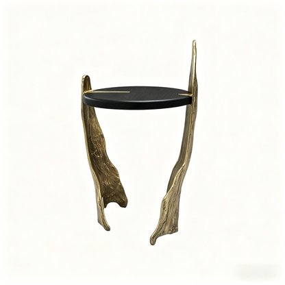 Sculpture Designer Brass Table