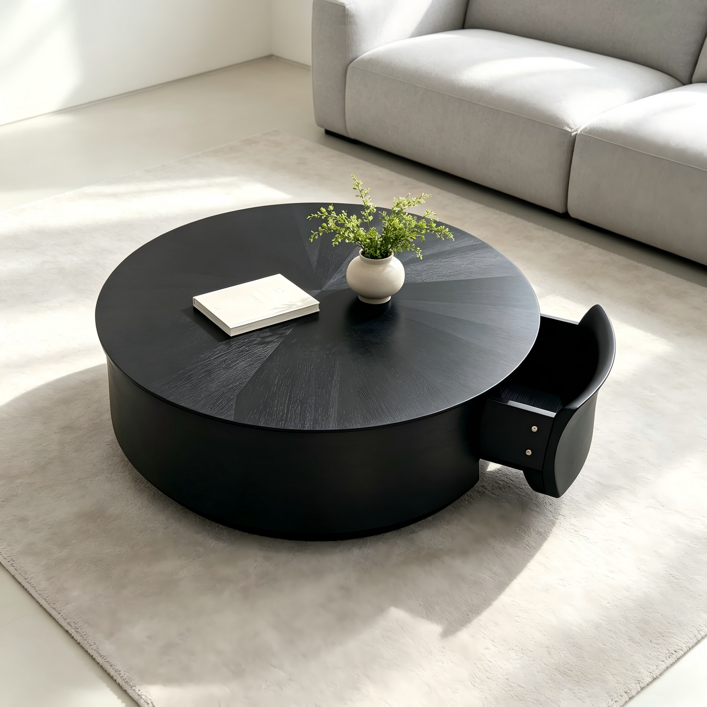 Solid Wooden Modern Coffee Table