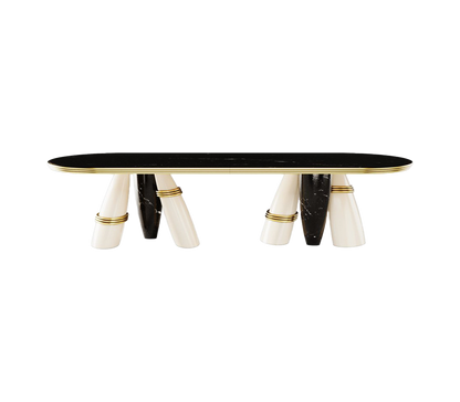 Sculptural console table
