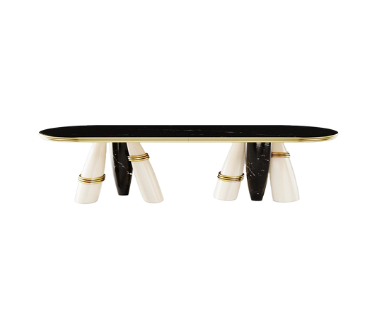 Sculptural console table