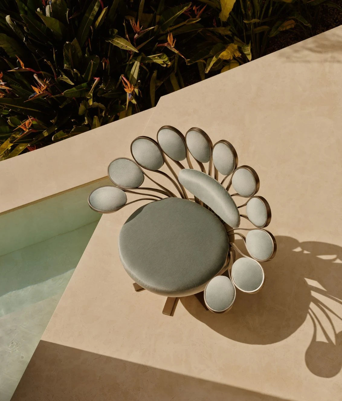 Luxury Peacock Chair one Layer