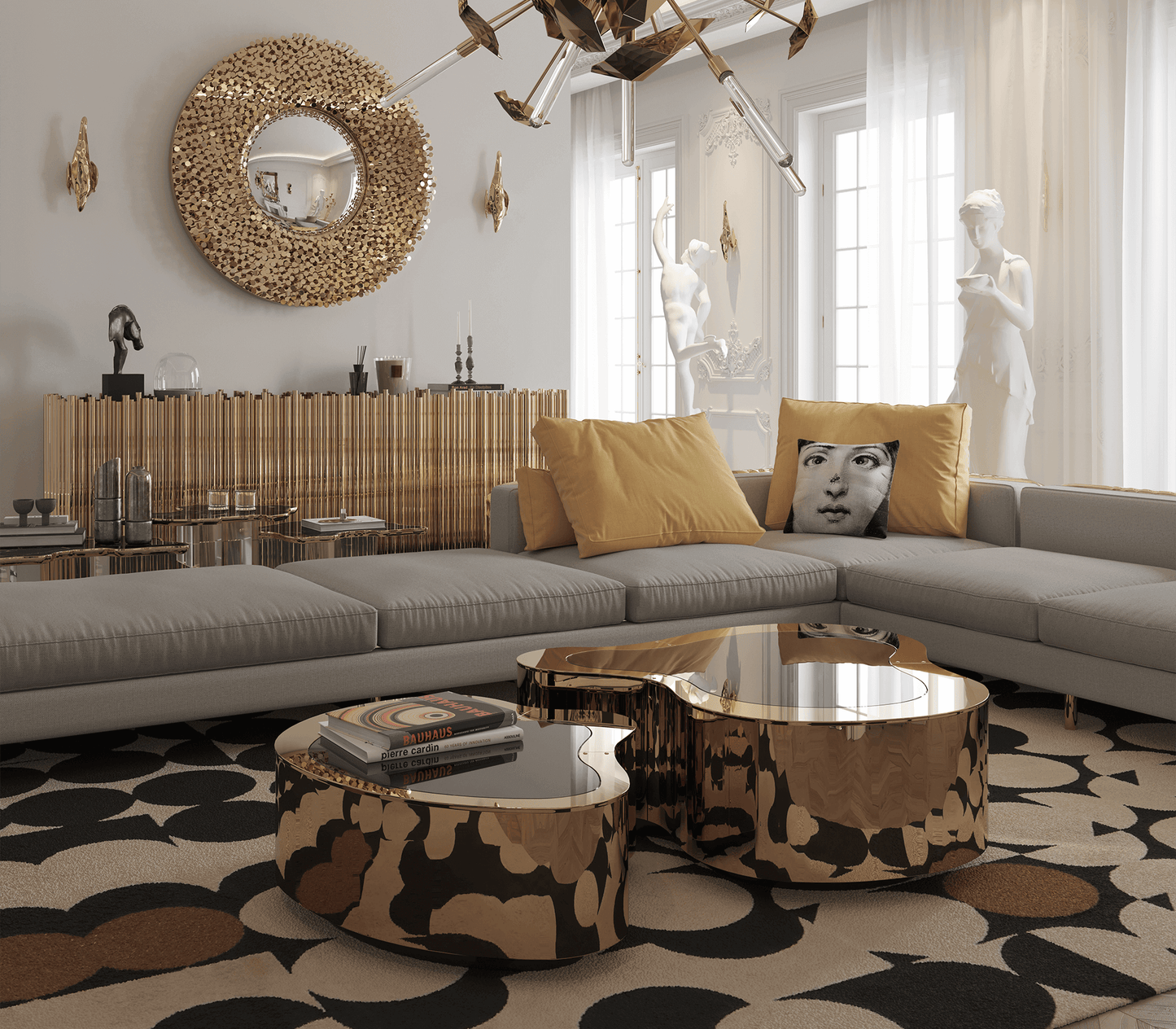 Wave Modern Coffee Table