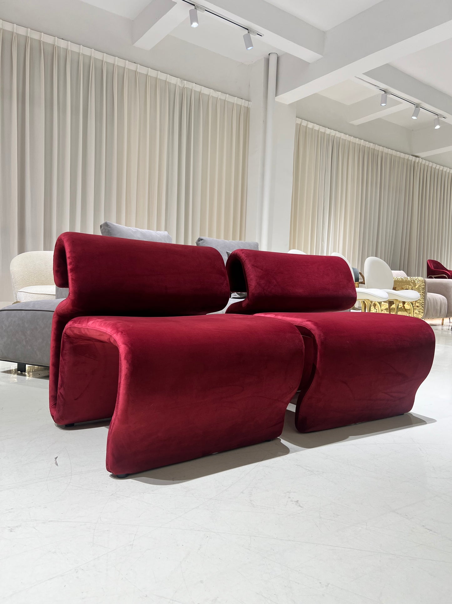 Designer Curved Lounge Chair