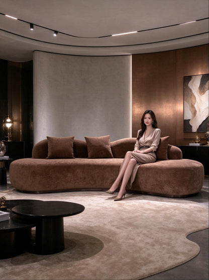 Noushi Customized Curved Sofa