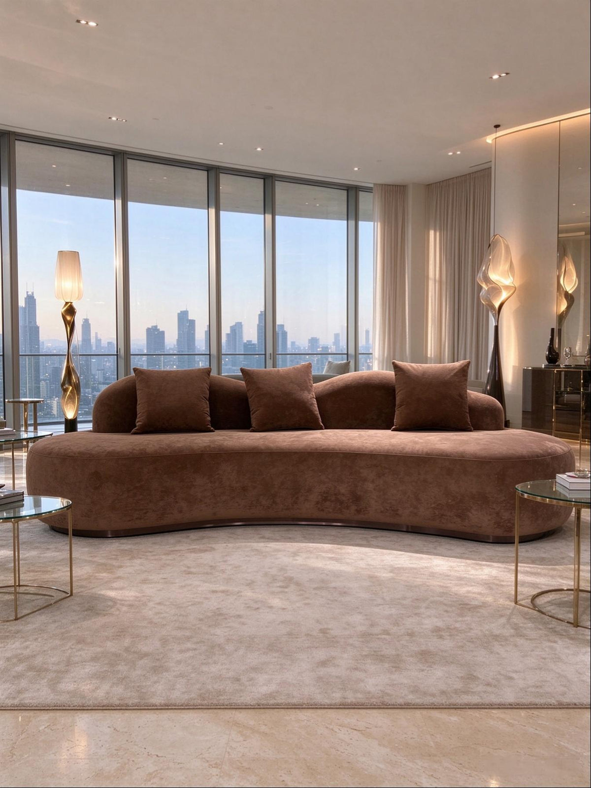 Noushi Customized Curved Sofa