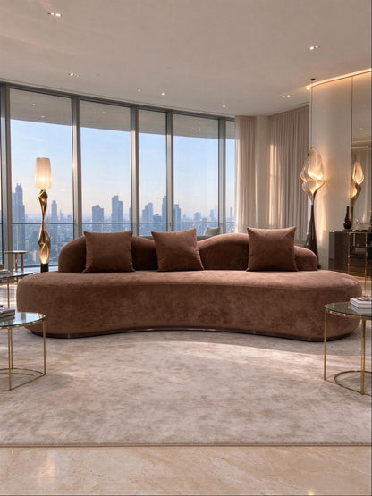 Noushi Customized Curved Sofa