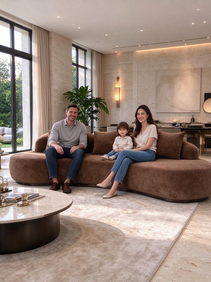 Noushi Customized Curved Sofa