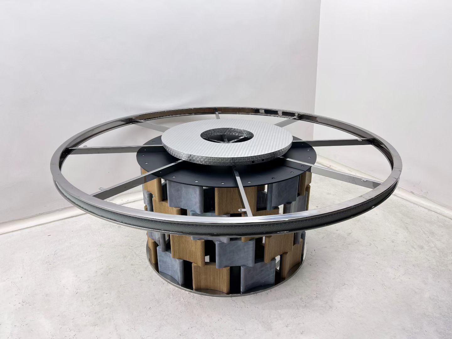 Handmade Artistic Geering Dining Table