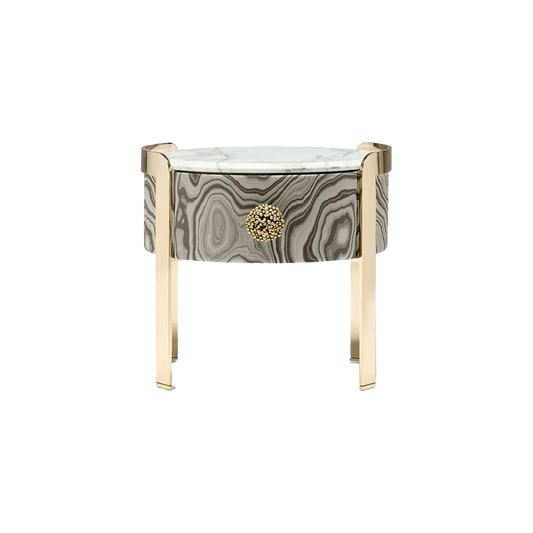 Italian Doris Bedside Table