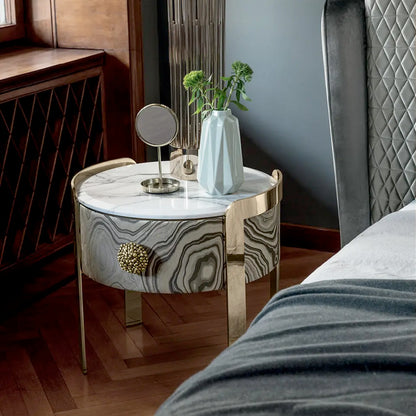 Italian Doris Bedside Table