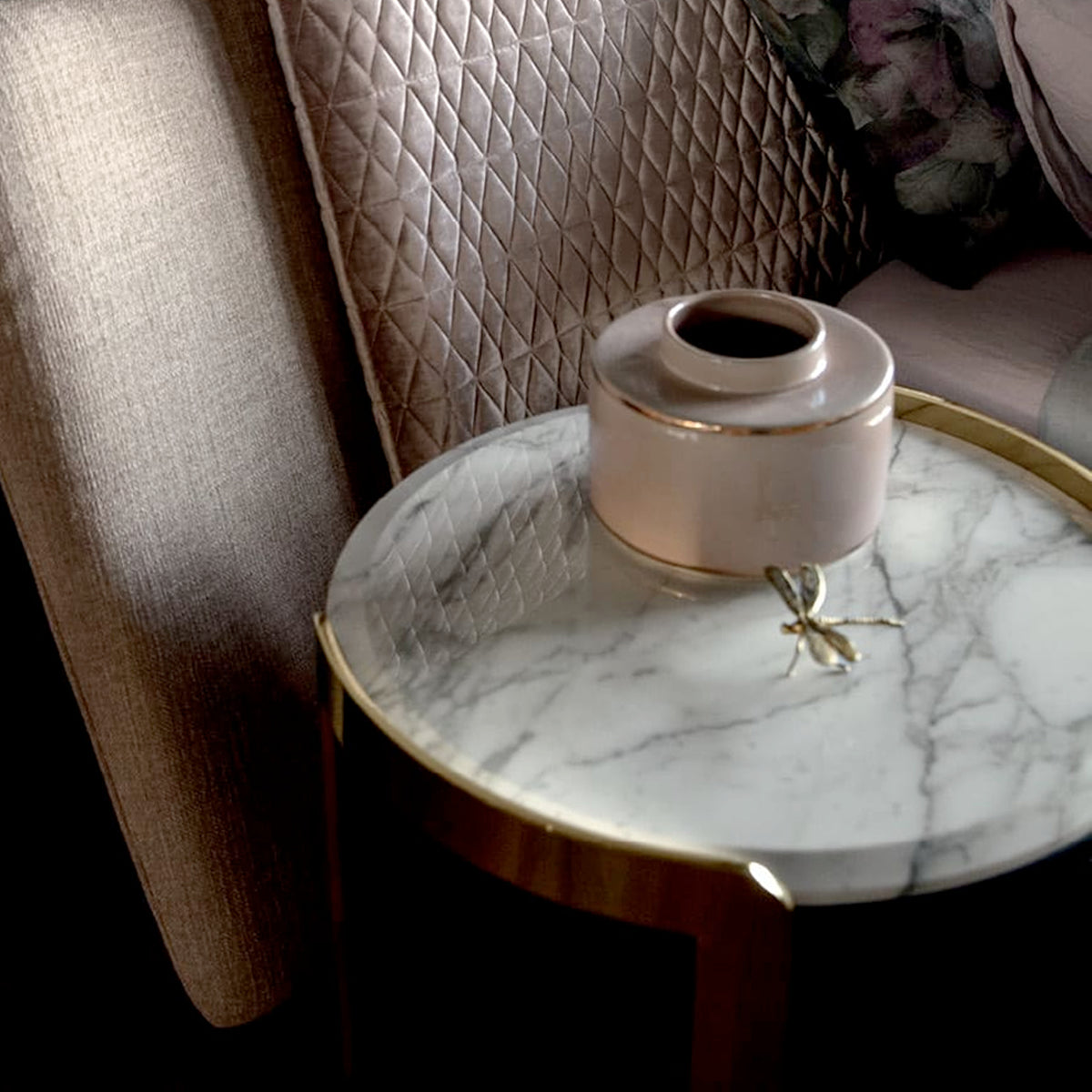 Italian Doris Bedside Table 2