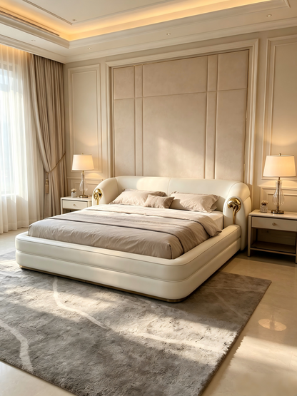 Curved Headboard Soleil Bed