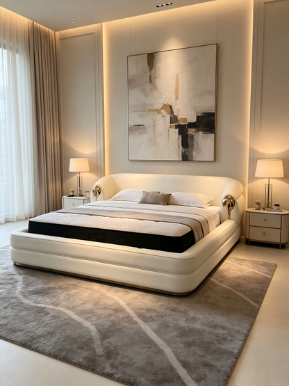 Curved Headboard Soleil Bed