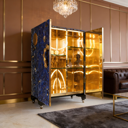Italian Boots Cabinet at Salone del Mobile