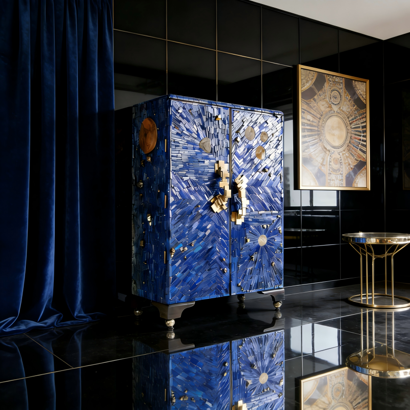 Italian Boots Cabinet at Salone del Mobile