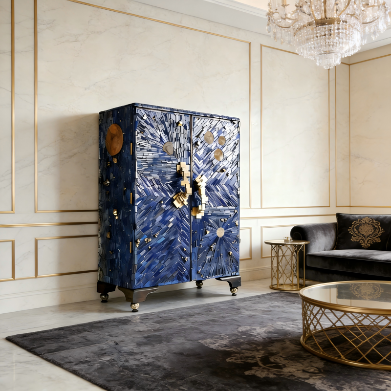 Italian Boots Cabinet at Salone del Mobile