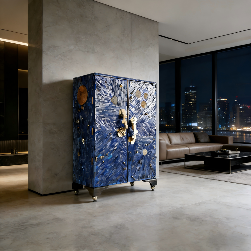 Italian Boots Cabinet at Salone del Mobile