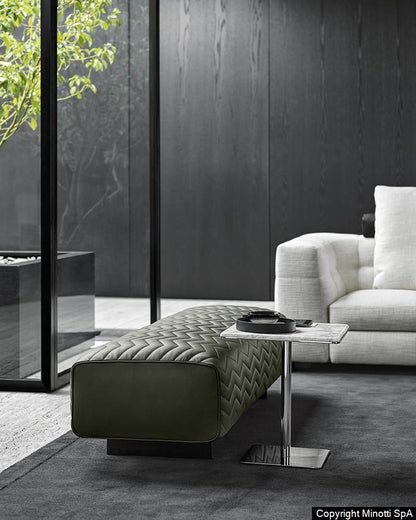 Luxury Quincy Chevron Bench