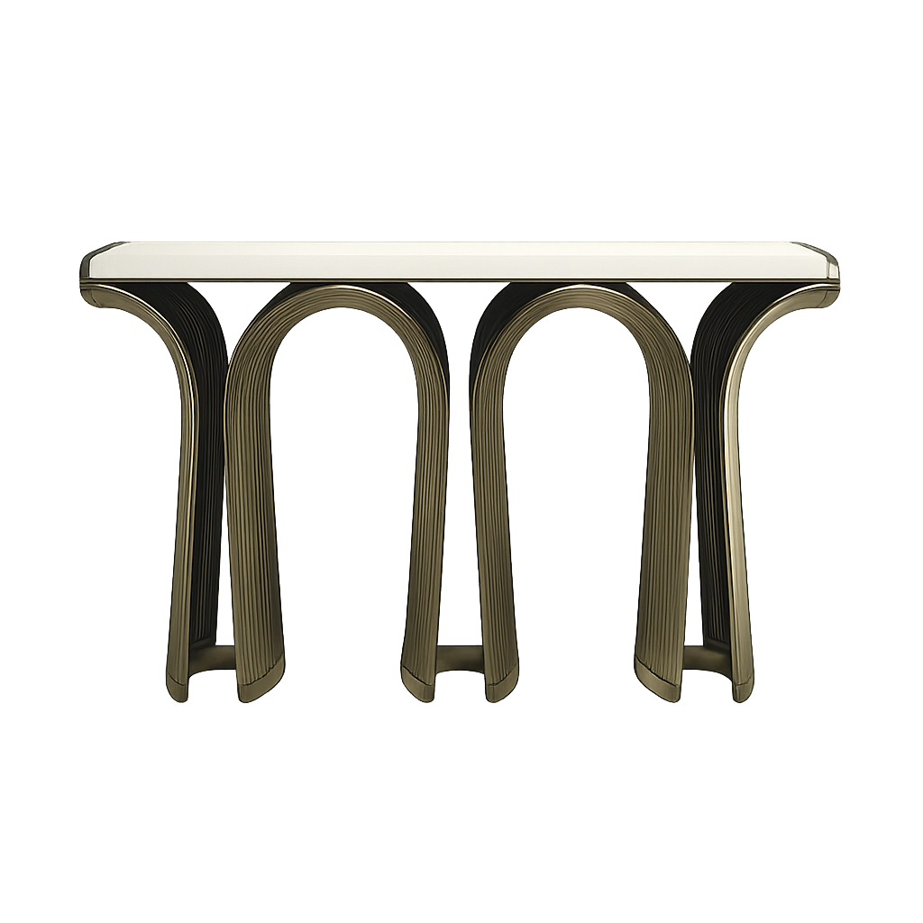 Handmade Patina Console