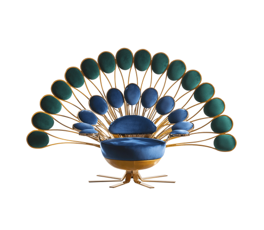 Luxury Peacock Chair Double Layer