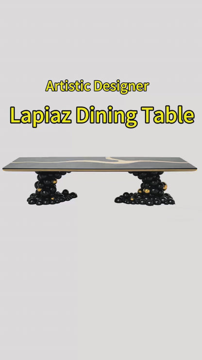 Italian Style Curved River Dining Table