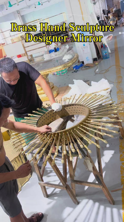 Sculpture Stylish Goddes Mirror