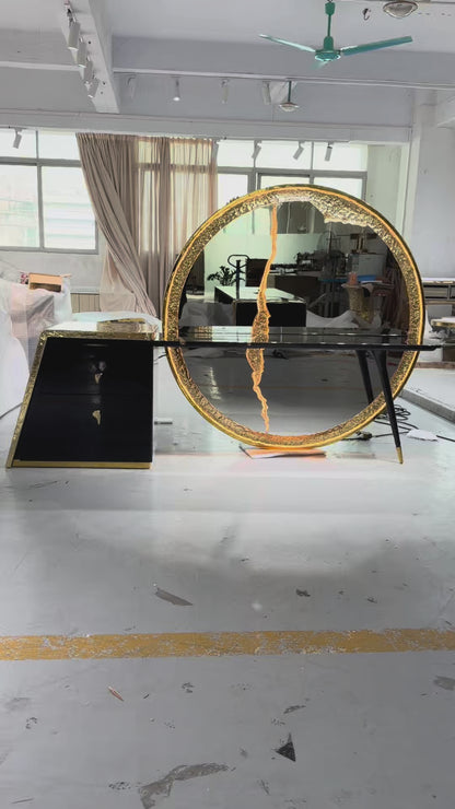 Italian Luxury Dresser with Lapiaz Mirror