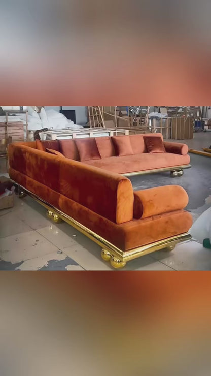 3D Designer Sectional Sofa