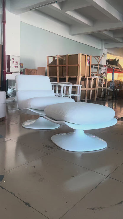 Bespoke Pattie Armchair with Footrest