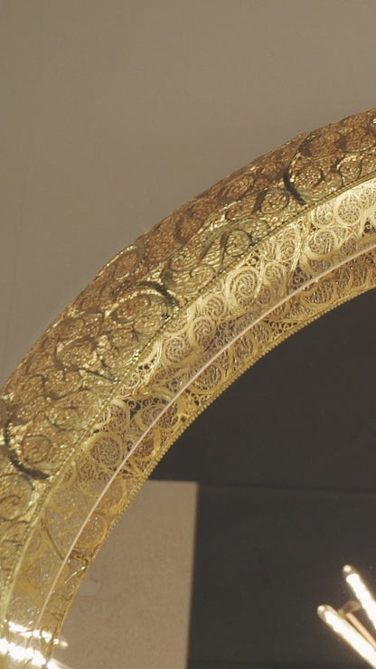 Italian Light Luxury Handmade Ring Mirror