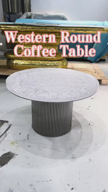 Western Round Coffee Table