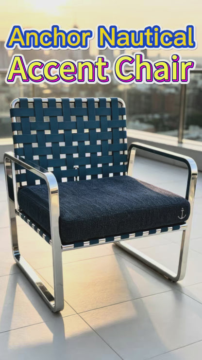 Anchor Nautical Accent Chair